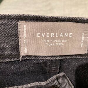 Everlane '90s Cheeky Jean in Washed Black